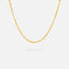 Lip Chain Necklace, Silver or Gold Plated (15" + 3") SHEMISLI - SN003