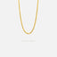 Sparkle Chain Necklace, Silver or Gold Plated (15"+2.5") SHEMISLI - SN004