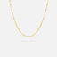 Tiny Disc and Bead Chain Choker Necklace, Silver or Gold Plated (14"+3") SHEMISLI - SN005