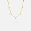 Tiny Triangle Drops Necklace, Silver or Gold Plated (15.5"+2") SHEMISLI - SN029