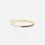 Tiny Paper clip Chain and Black Gem Links Bracelet, Silver or Gold Plated (6.25" + 1.25") SHEMISLI - SB007