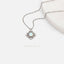 Small Dainty Vintage Opal Necklace, Silver or Gold Plated (16"+1") SHEMISLI - SN008