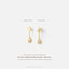 Dangle Stud Earrings, Gold, Silver SHEMISLI - SS138 LR - Shemisli Jewels