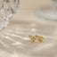 Tiny Twinkle Star CZ Studs, Gold, Silver SHEMISLI SS645 Butterfly End, SS646 Screw Ball End (Type A)