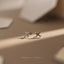 Tiny Airplane Studs Earrings, Gold, Silver SHEMISLI SS683 Butterfly End, SS684 Screw Ball End (Type A)