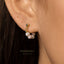 Small Freshwater Pearls Hoop Earrings, Huggies, Gold, Silver SHEMISLI - SS444