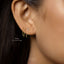Tiny White Gem Ear Threader, SHEMISLI - ST019 (35mm) ST020 (90mm) NOBKG