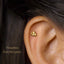Tiny Bee Threadless Flat Back Earrings, Nose Stud, 20,18,16ga, 5-10mm, Surgical Steel, SHEMISLI SS527