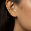 Double Strand Chain Ear Cuff, Conch Cuff, Earring No Piercing is Needed, Gold, Silver SHEMISLI - SF057