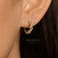 Pearl Wreath Hoop Earrings, Huggies, Gold, Silver SHEMISLI - SH281