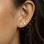 Tiny Disc Rose Threadless Flat Back Earrings, Nose Stud, 20,18,16ga, 5-10mm, Surgical Steel, SHEMISLI SS539, SS540, SS541, SS542, SS543