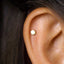 Super Hexagon Stud Earrings, Gold, Silver SHEMISLI SS855 Butterfly End, SS856 Screw Ball End (Type A)