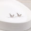 Tiny Bat Studs Earrings, Gold, Silver SHEMISLI SS883 Butterfly End, SS884 Screw Ball End (Type A)