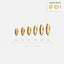 Multicolored Stone Hoop Earrings, Rainbow Huggies, 6, 7, 8, 9, 10, 12mm Gold, Silver SHEMISLI SH132, SH133, SH134, SH135, SH136, SH138