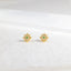 North Star Studs With White and Emerald Stones SHEMISLI SS651 Butterfly End, SS652 Screw Ball End (Type A)