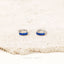 Baguette Sapphire CZ Hoop Earrings, Gold, Silver SHEMISLI SH334