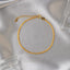 Sparkle Chain Bracelet, Silver or Gold Plated (6.25" + 1") SHEMISLI - SB002