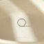 Hexagon Septum Ring, Nose Ring, Daith Hoop, Hinged Clicker Hoop, 16ga 8mm or 10mm, Surgical Steel, SHEMISLI SH238, SH239