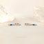 Spike Sapphire CZ Hoop Earrings, Gold, Silver SHEMISLI SH374