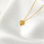 Tiny Leaf Necklace, Silver or Gold Plated SHEMISLI - SN040