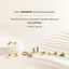Baguette Sapphire CZ Hoop Earrings, Gold, Silver SHEMISLI SH334